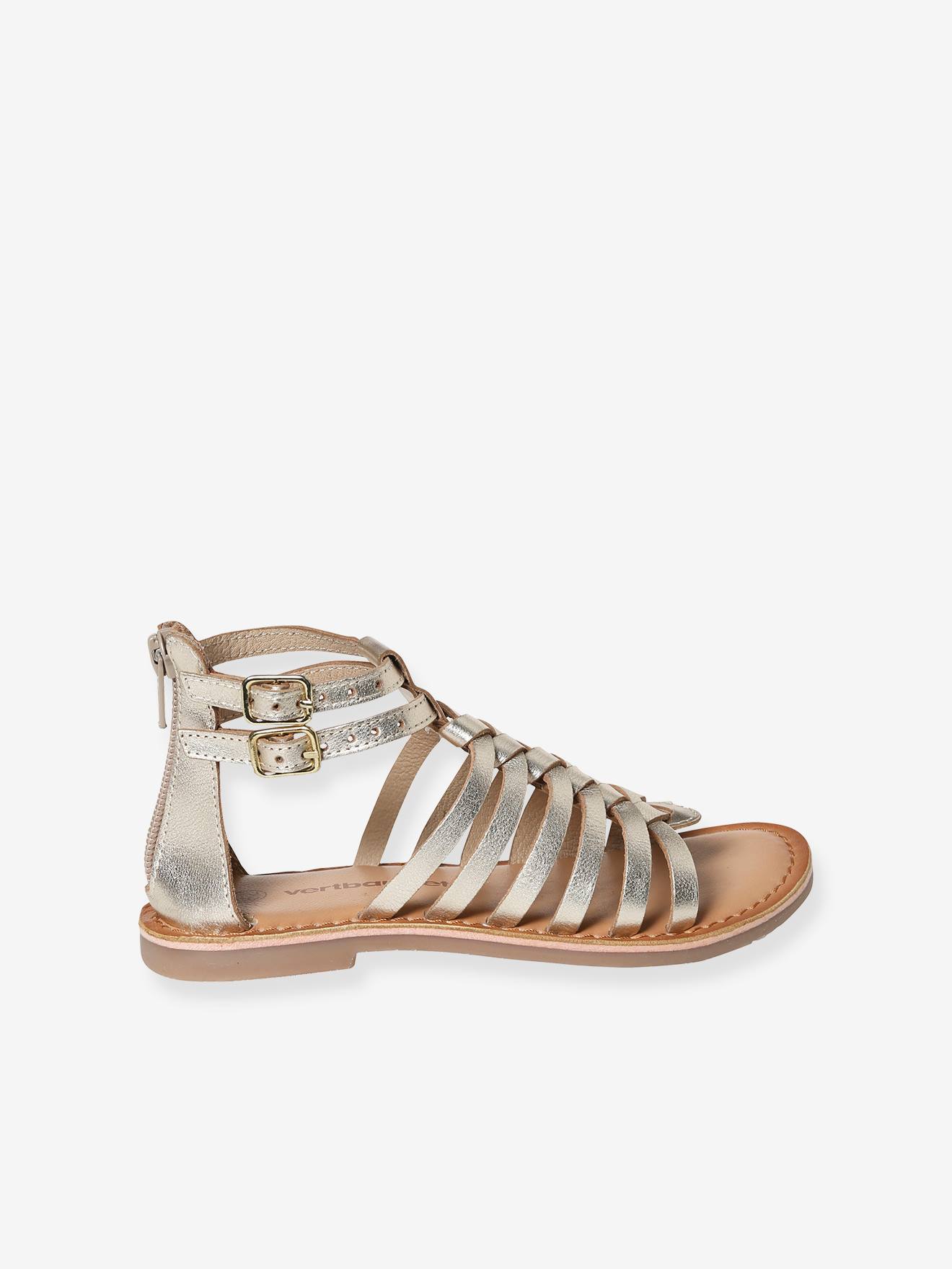 Vertbaudet Mädchen Römersandalen - schwarz