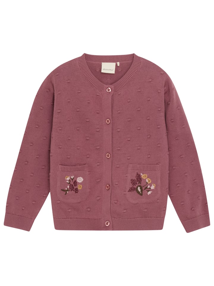 Minymo Strickjacke in Altrosa günstig kaufen