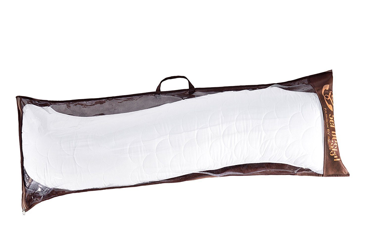 SEI Design Seitenschläferkissen WELLE 40x130 + Bezug, Spar-Set, 1-tlg., Schwangerschaftskissen Stillkissen