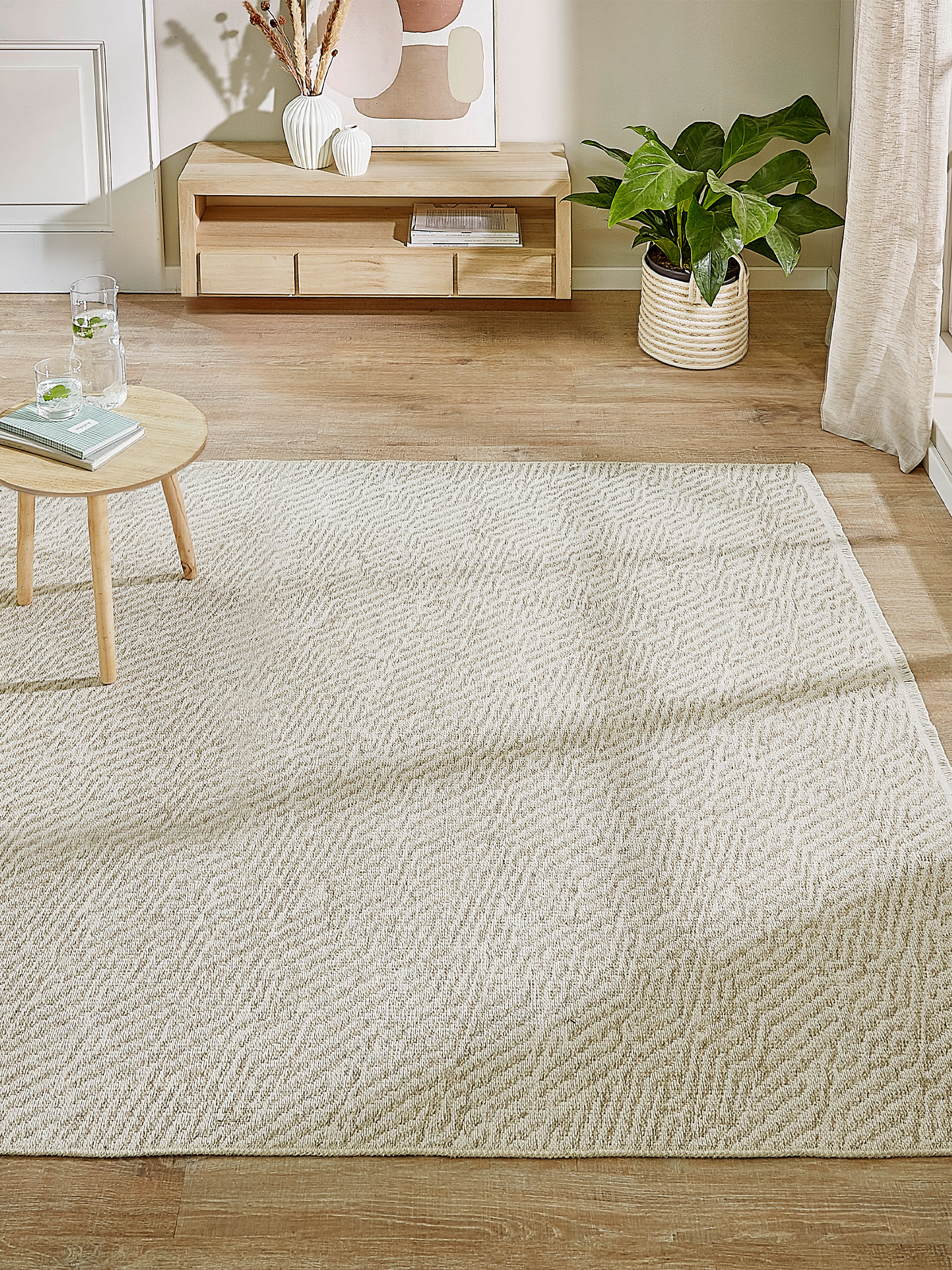 Lolle Moderner Teppich, Beige