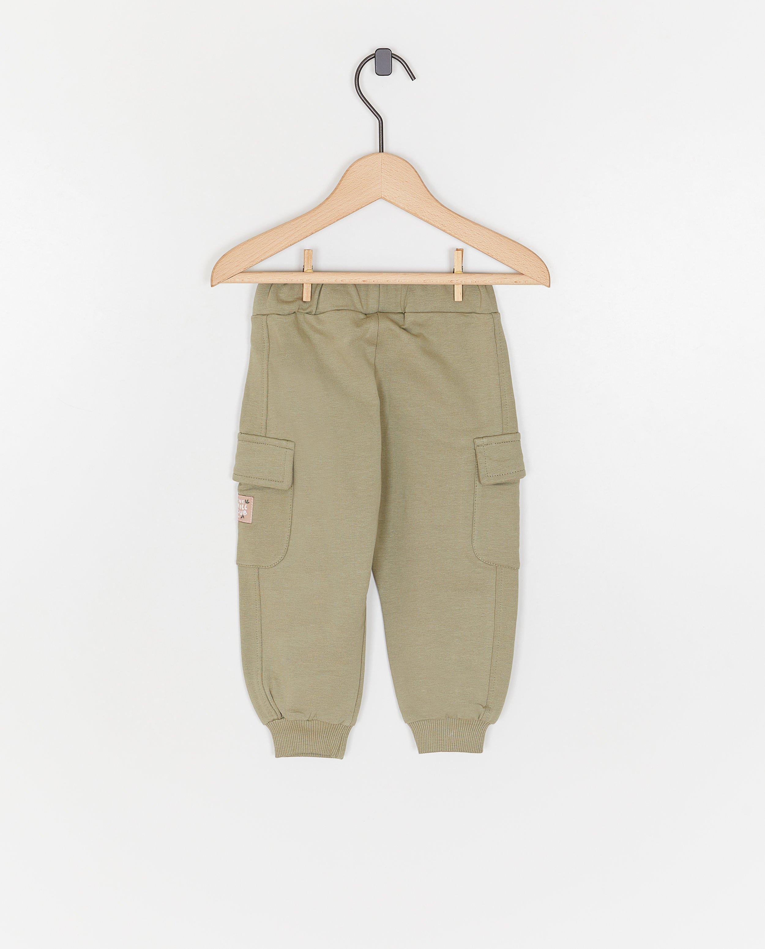 Feetje Joggers oldalsó zsebekkel khaki