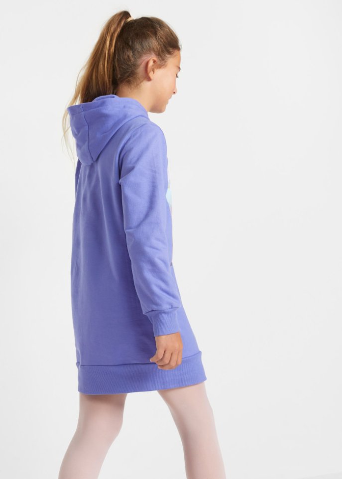 Mädchen Kapuzen-Sweatkleid