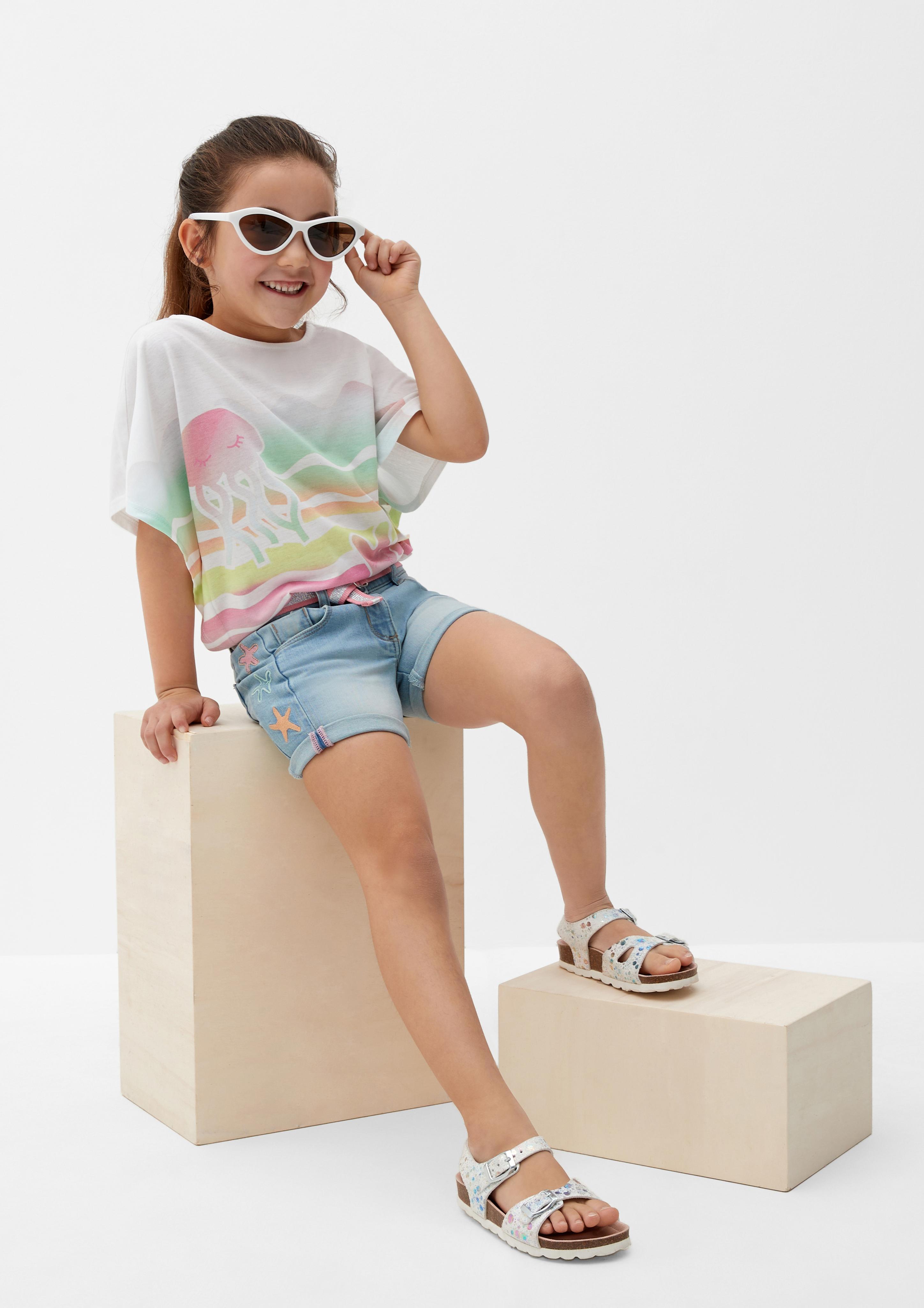 Jeans-Shorts / Regular Fit / Mid Rise / Straight Leg  2130048-52Z2