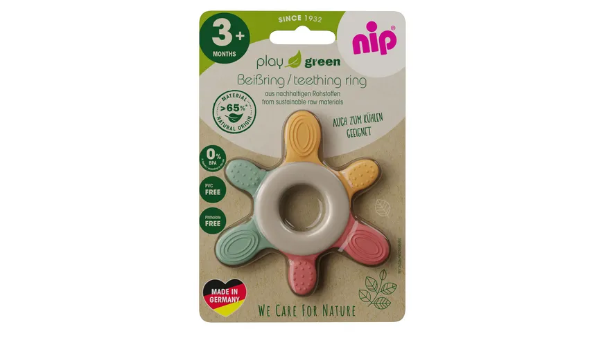 nip® Beißring Play Green Unisex