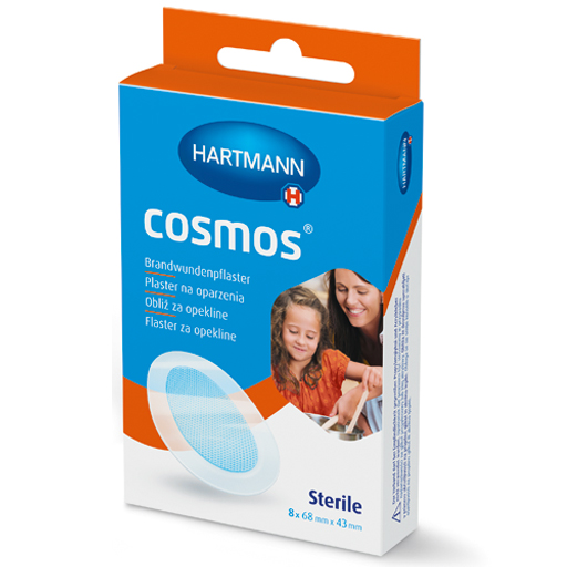 COSMOS Brandwundenpflaster 43x68 mm  8 St  Pflaster