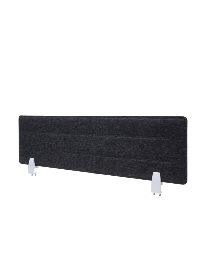 MCW Tischtrennwand G76, 100x30cm schwarz günstig kaufen onesize