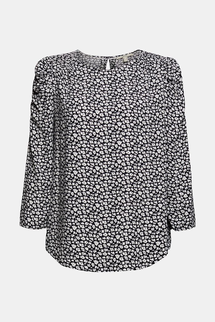 Longsleeve mit floralem Muster, Bio-Baumwolle
