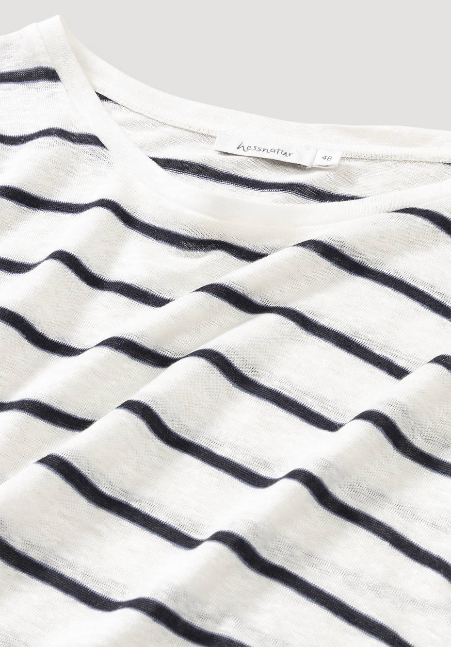 Streifen-Shirt aus reinem Leinen