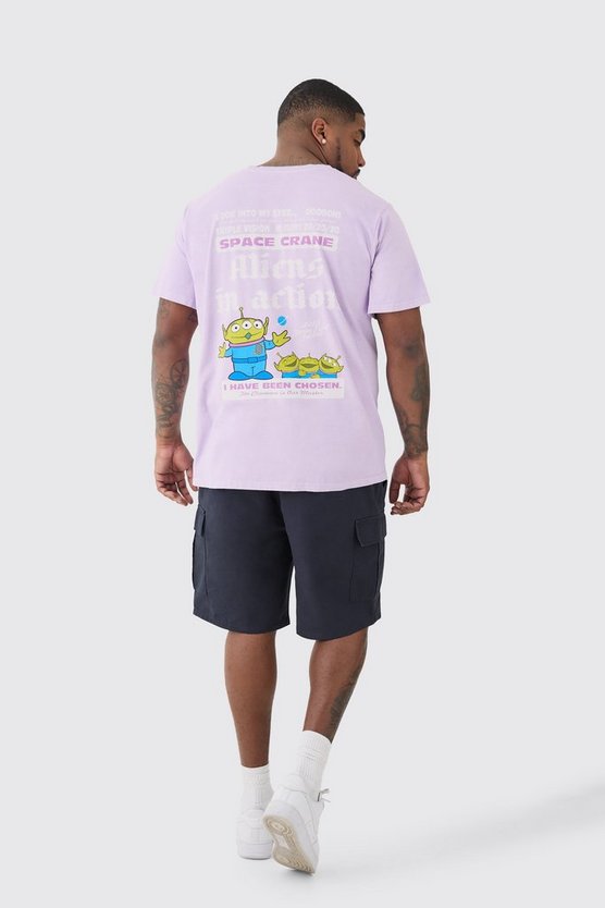 Plus Lila T-Shirt mit Toy Story Print