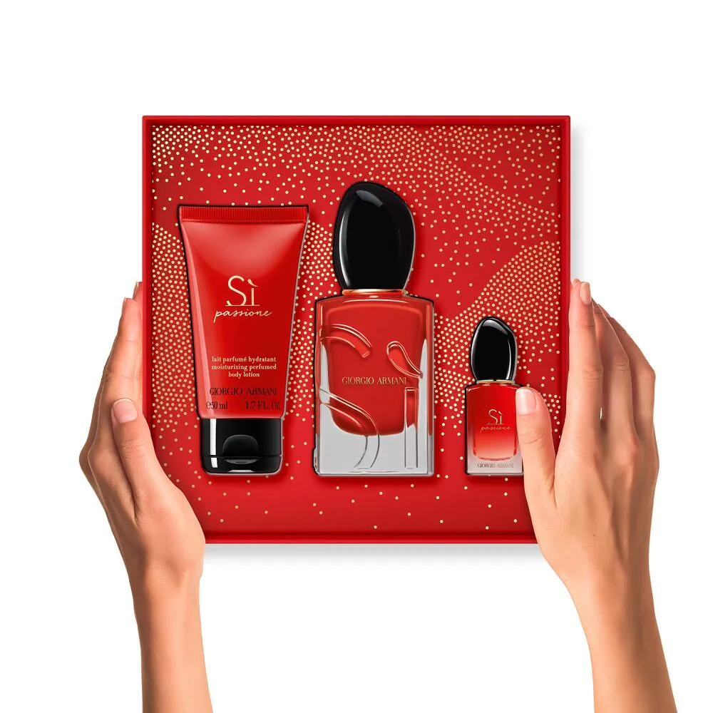 Giorgio Armani božićni poklon set za žene Sì Passione parfemska voda + losion za tijelo