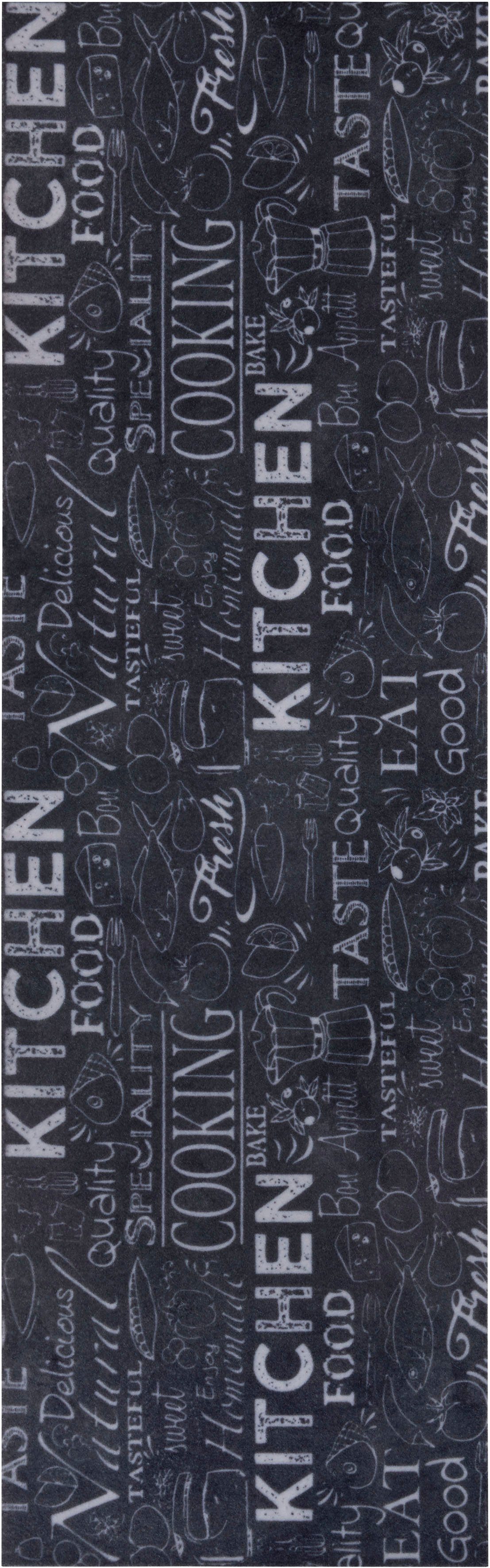 Küchenläufer Wild Kitchen Board, HANSE Home, rechteckig, Höhe: 3 mm, Läufer, Rutschfest, Küchenteppich, Küche, Teppich, Pflegeleicht, Flur