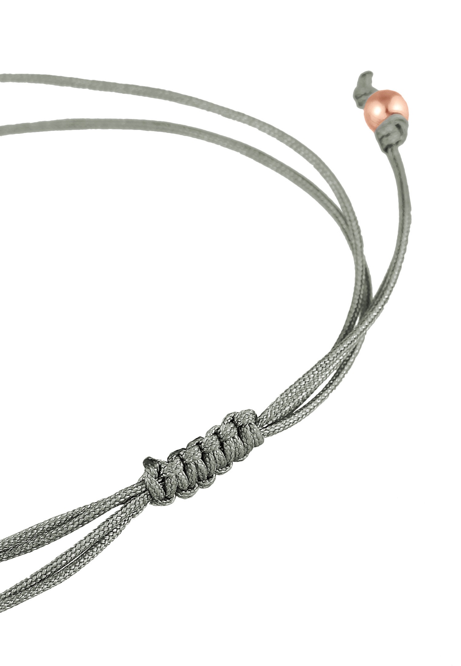 Símbolo de confirmación de Piscis para mujer de Elli, con nailon azul claro en plata de ley 925.