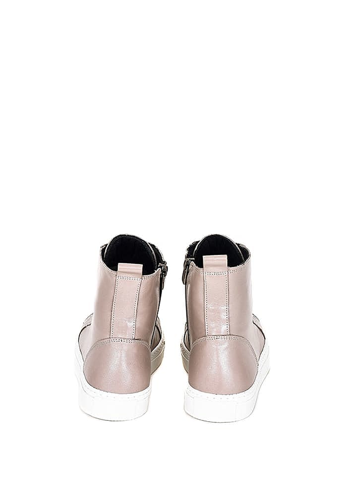 Noosy Leder-Sneakers in Beige günstig kaufen 41