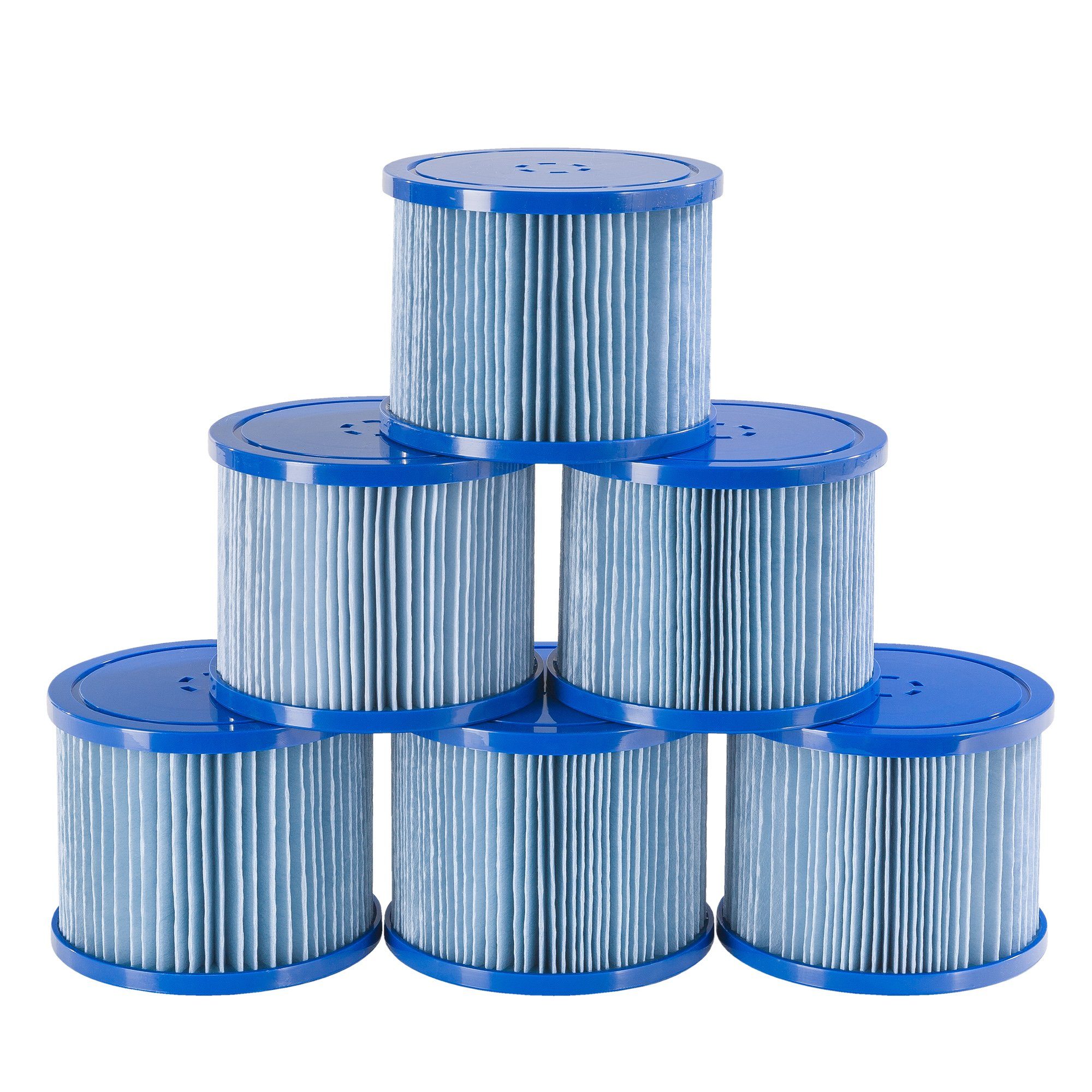 Arebos Pool-Filterkartusche Poolfilter, 6X Filterkartuschen Spa Whirlpools, Zubehör für Whirlpools