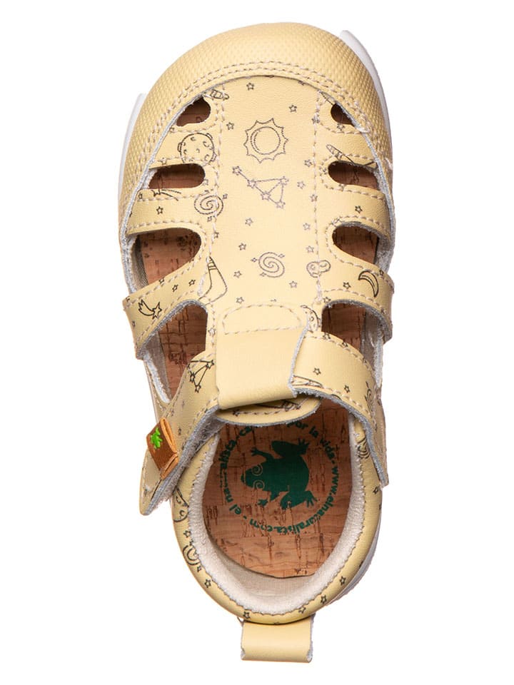 El Naturalista Leder-Barfußhalbsandalen in Gelb günstig kaufen