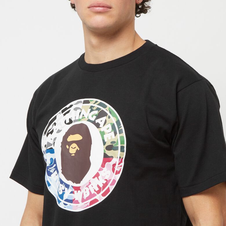 A Bathing Ape Abc Camo Crazy Busy Works Tee Black