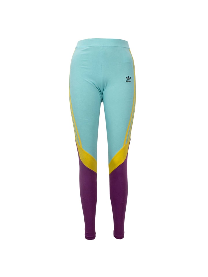 adidas Hose Hw Tights Trefoil Leggings in Blau günstig kaufen 34