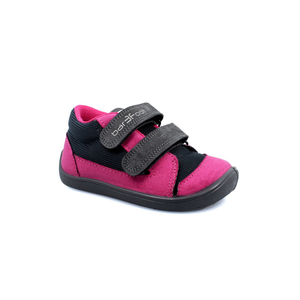 3F 3BE rosa Knöchelsneakers 2 Klett