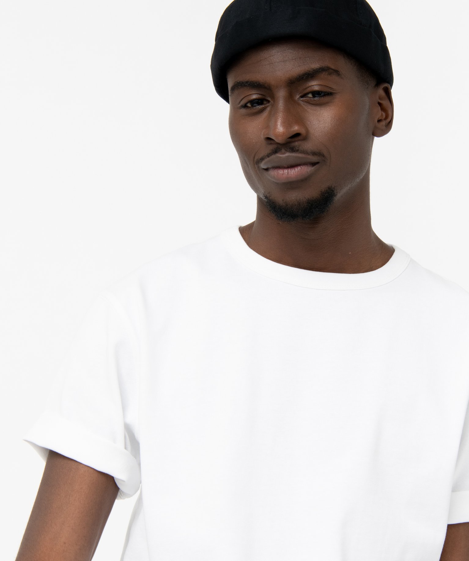 Tee-shirt à manches courtes uni homme blanc | GEMO