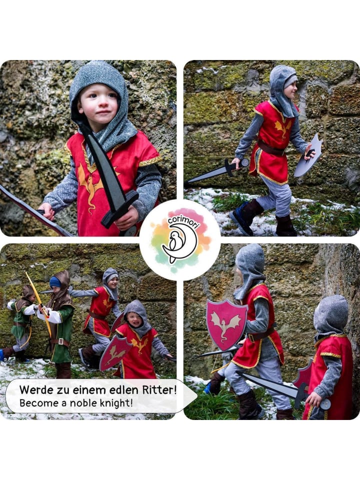 Corimori Kostüm „Ritter“ in Rot günstig kaufen