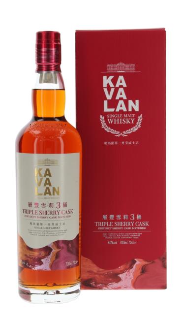 Kavalan Triple Sherry Cask 0,7 l·40 % vol