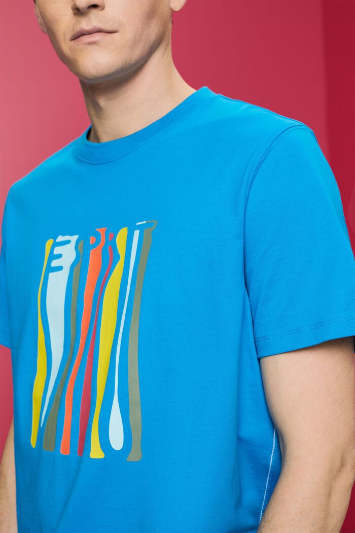 Bedrucktes Jersey-T-Shirt, 100 % Baumwolle