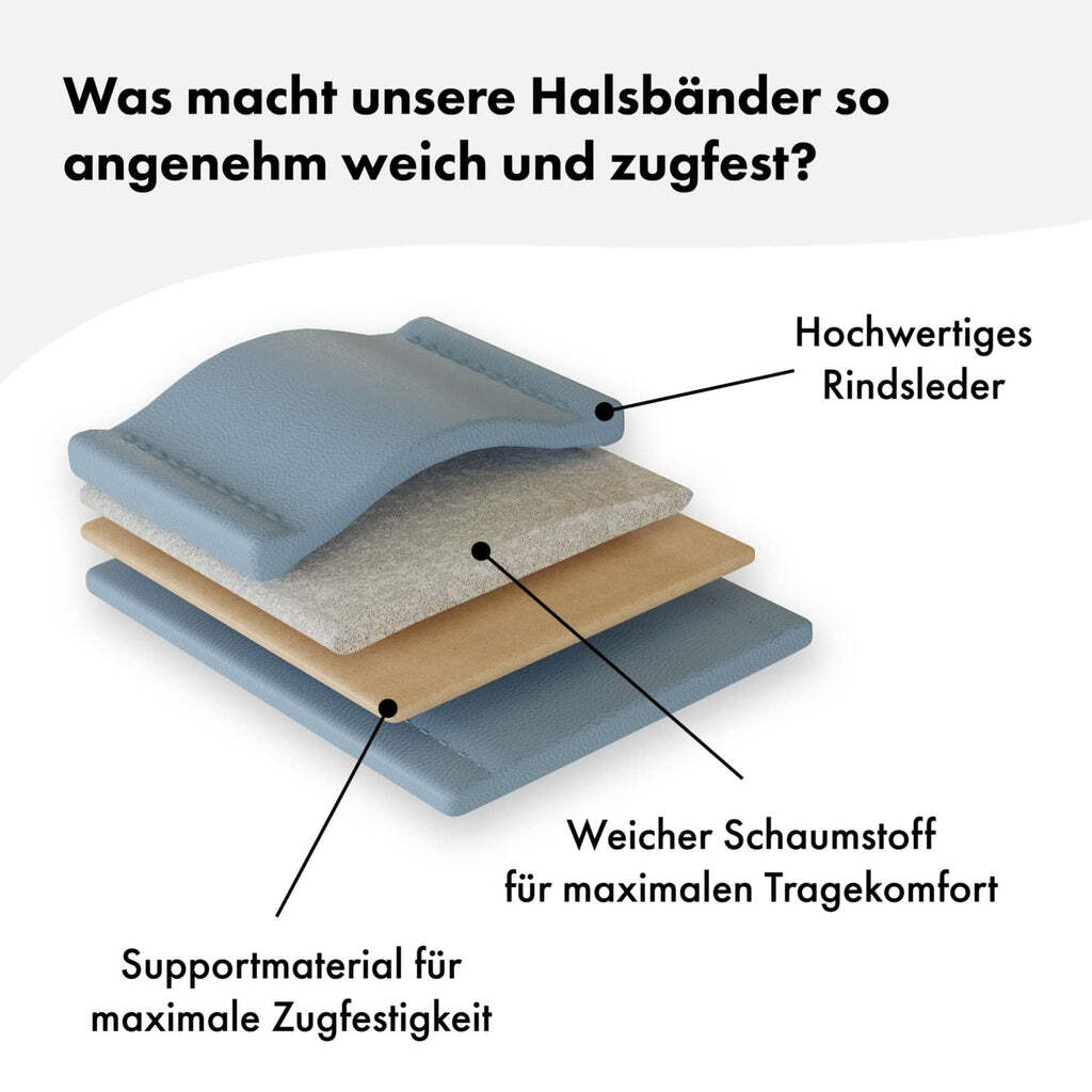 William Walker Hundehalsbänder William Walker Hundehalsband Plain Sky S