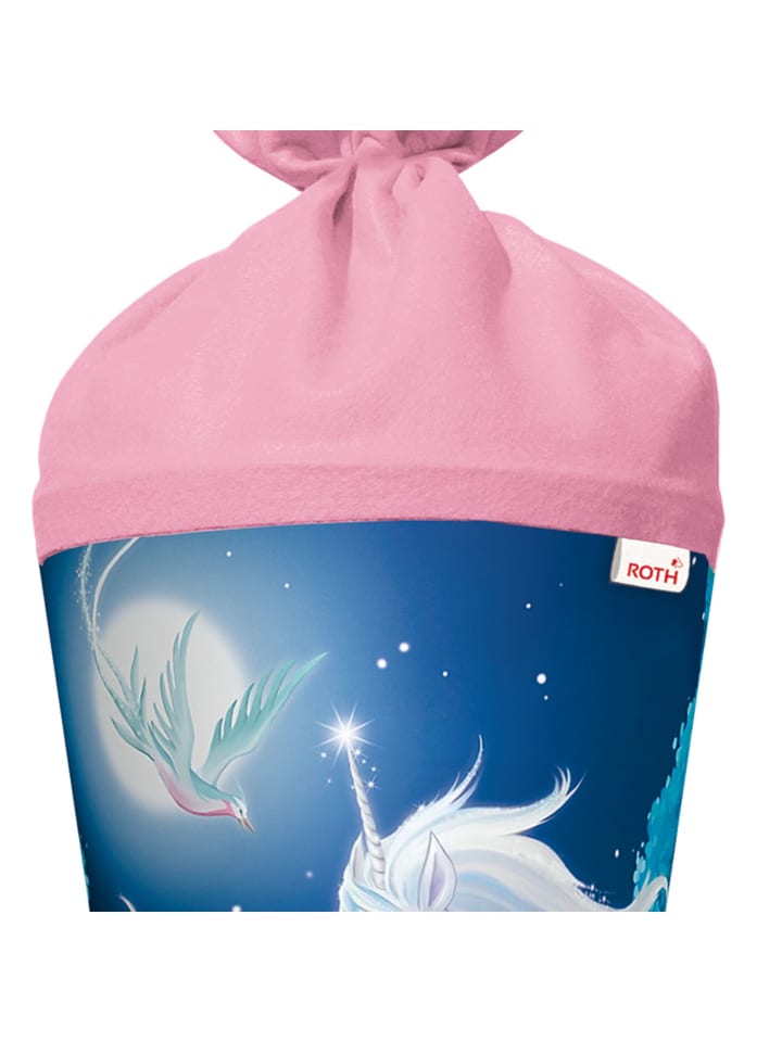 ROTH Schultüte groß Mondschein-Einhorn 70 cm in Blau günstig kaufen onesize