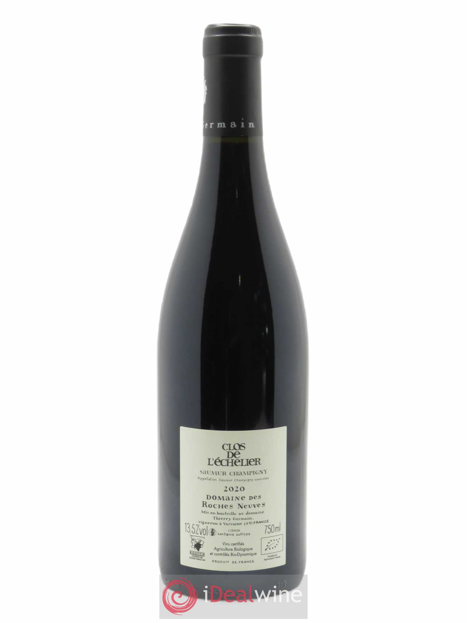 Saumur-Champigny Clos de l'Echelier Roches Neuves (Domaine des)  2020 - Lot de 1 Bouteille