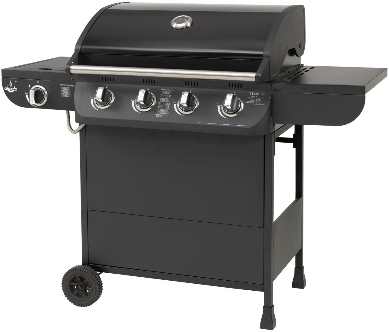 El Fuego Gasgrill Columbus 4  1
