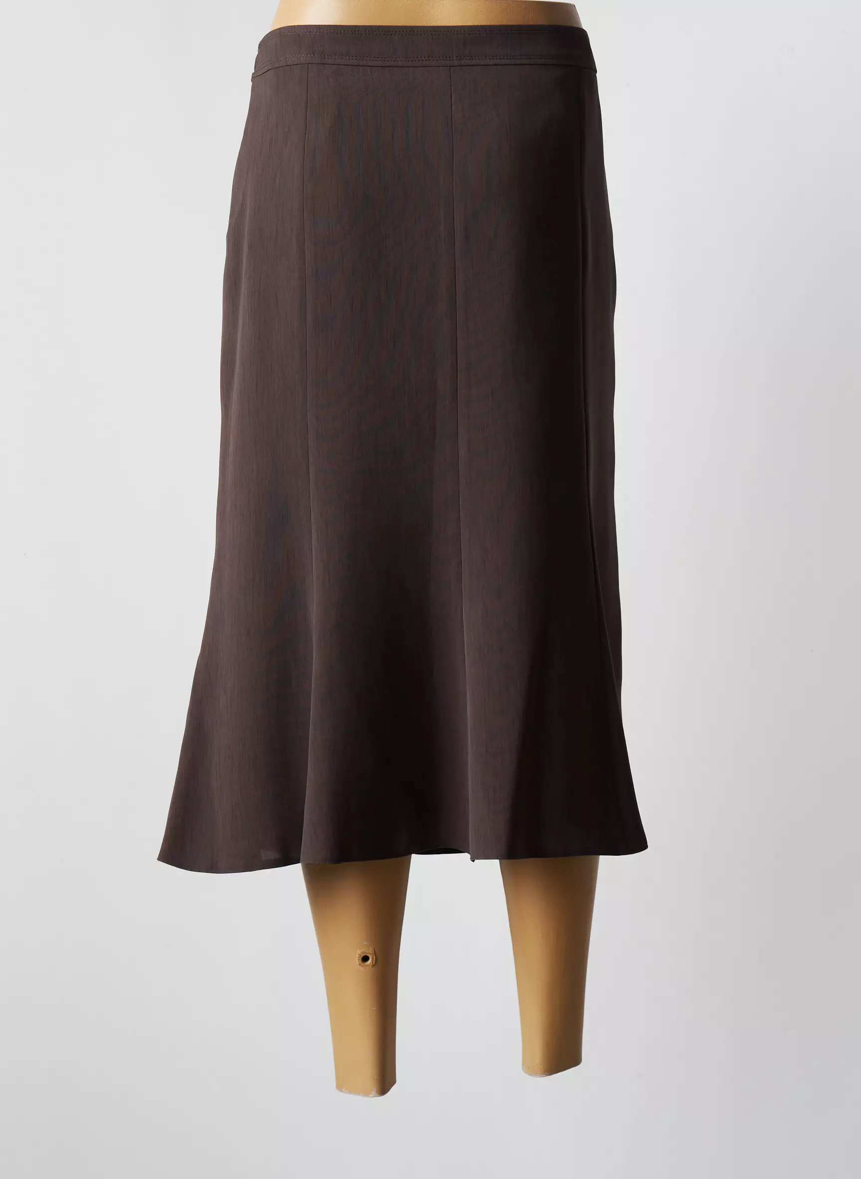 Lebek Jupes Mi Longues Femme couleur marron