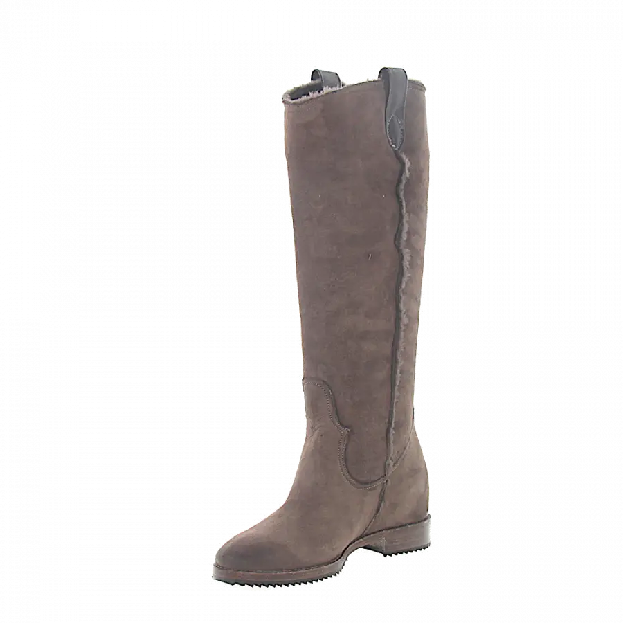 ROSS B. - Stiefel Veloursleder - grau