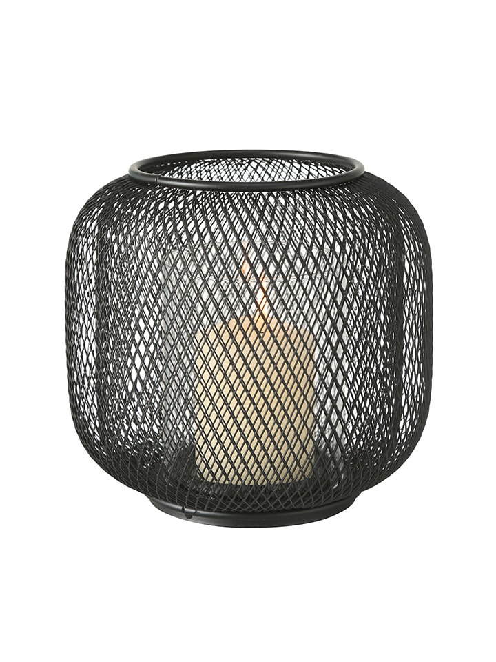 Boltze Windlicht ''Seoul'' in Schwarz - (H)16 x Ø 18 cm günstig kaufen onesize