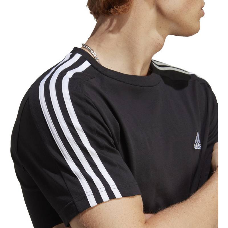 adidas ESSENTIALS SINGLE JERSEY 3-STREIFEN T-Shirt Herren