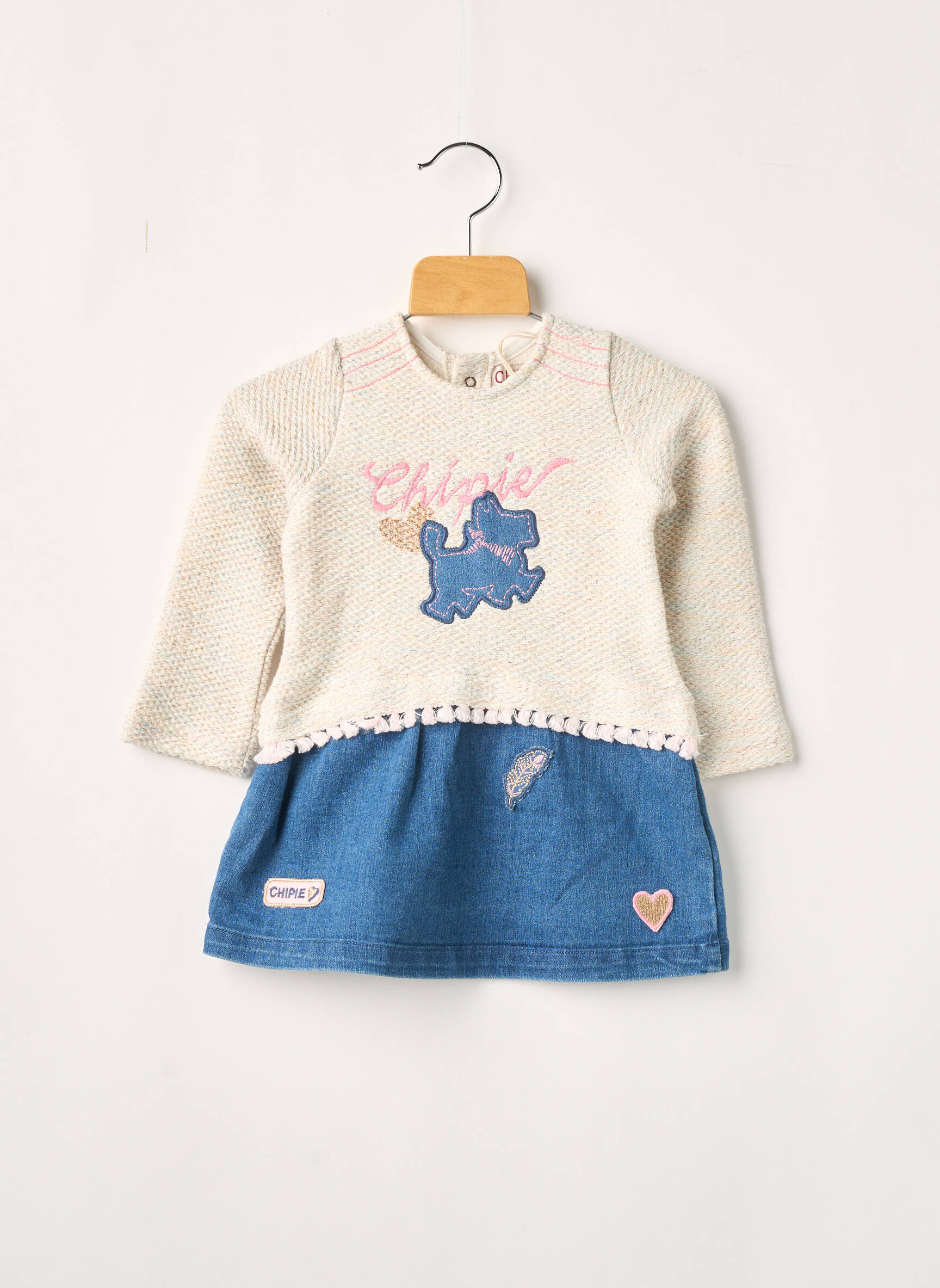 Chipie Robes Mi Longues Fille couleur beige