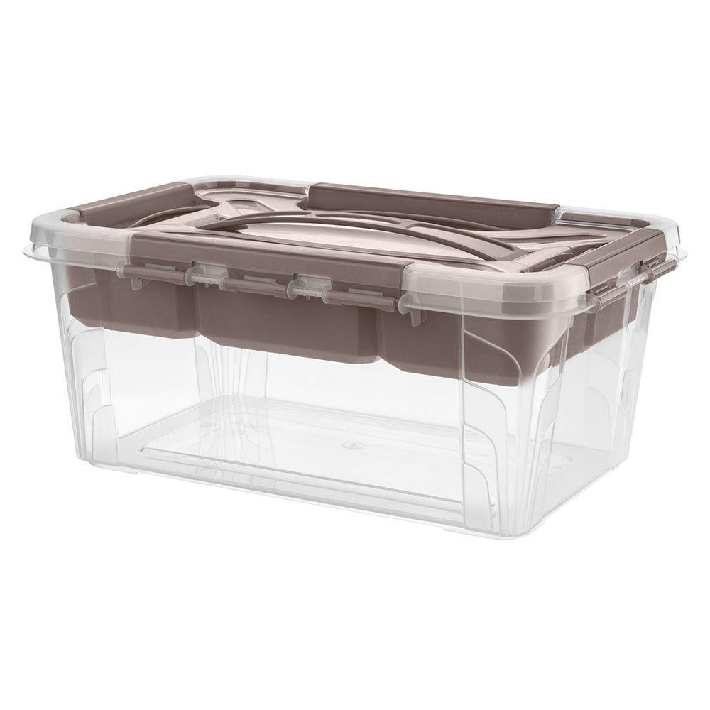 Keeeper Toptex Ordnung Aufbewahrungsbox, 6,6 l - Taupe