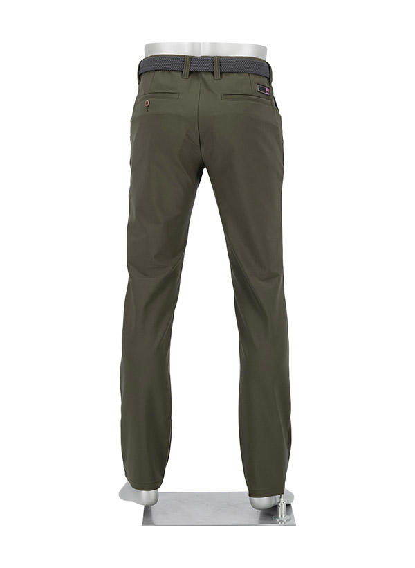 Alberto Golf, Golfhose Rookie Coffee, Regular Fit, Mikrofaser atmungsaktiv, olivgrün