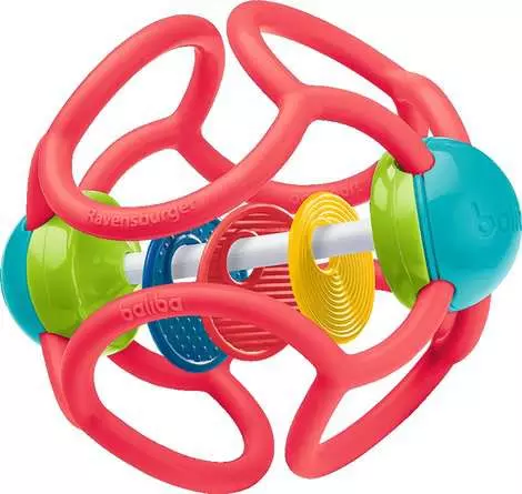 baliba Rasselball rot - Babyspielzeug ab 3 Monaten