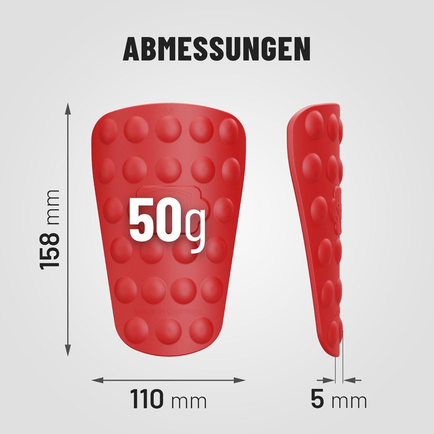 SoPro Schienbeinschutz Schienbeinschoner Fußball für Kinder & Erwachsene inkl. Socken