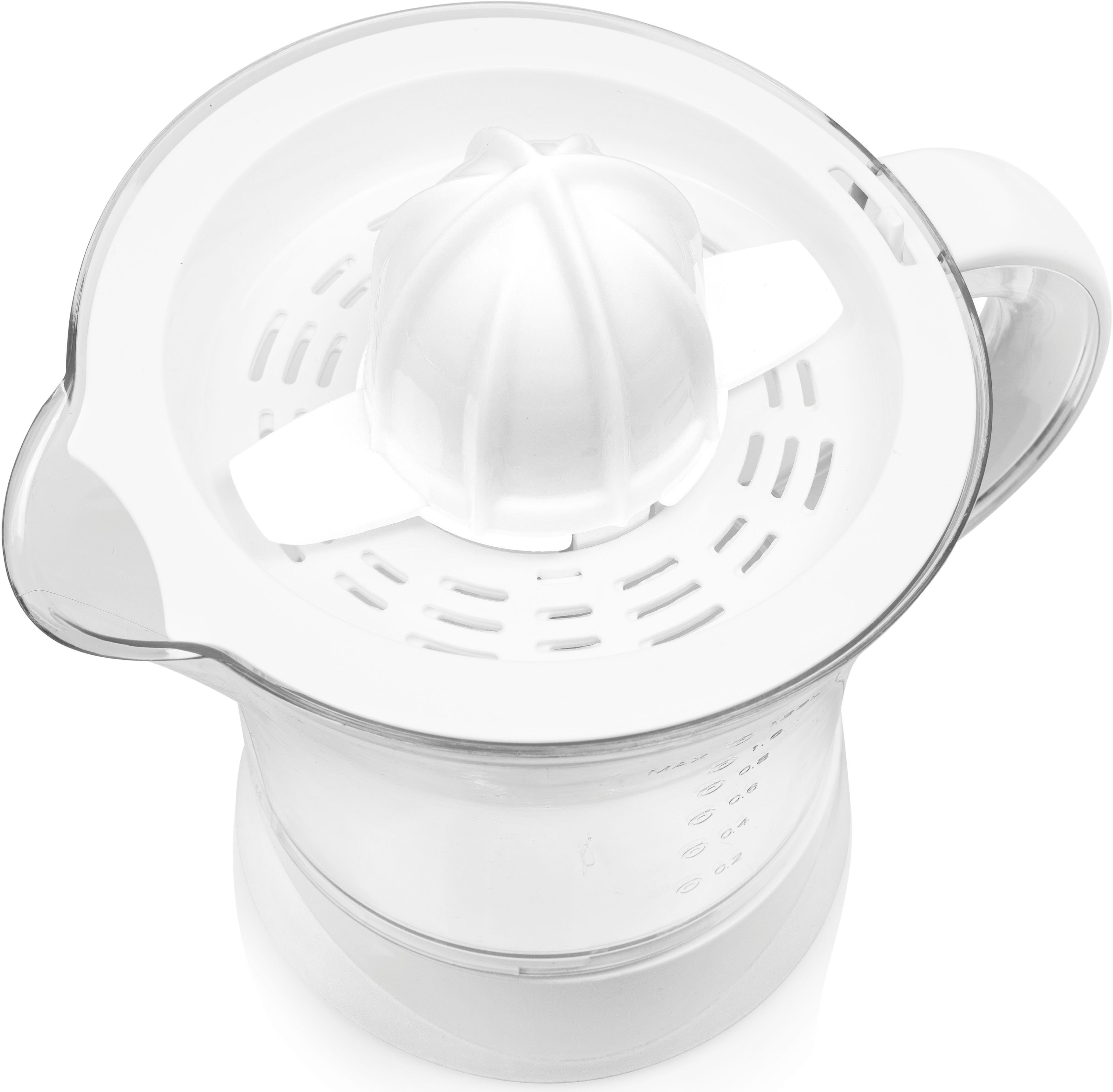 Tristar Zitruspresse CP-3006, 40 W, 1,2 Liter Inhalt, abnehmbarer Krug, transparenter Deckel