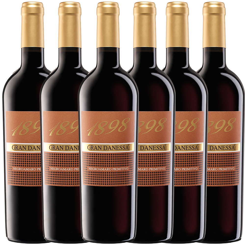 Gran Danessa Negroamaro Primitivo IGP 2016 - 6er Karton