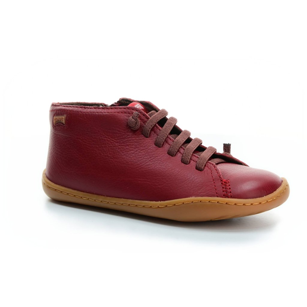 Camper Peu Cami Sella Mars (90019-090) K dunkel rote Mid Cut Barfußschuhe