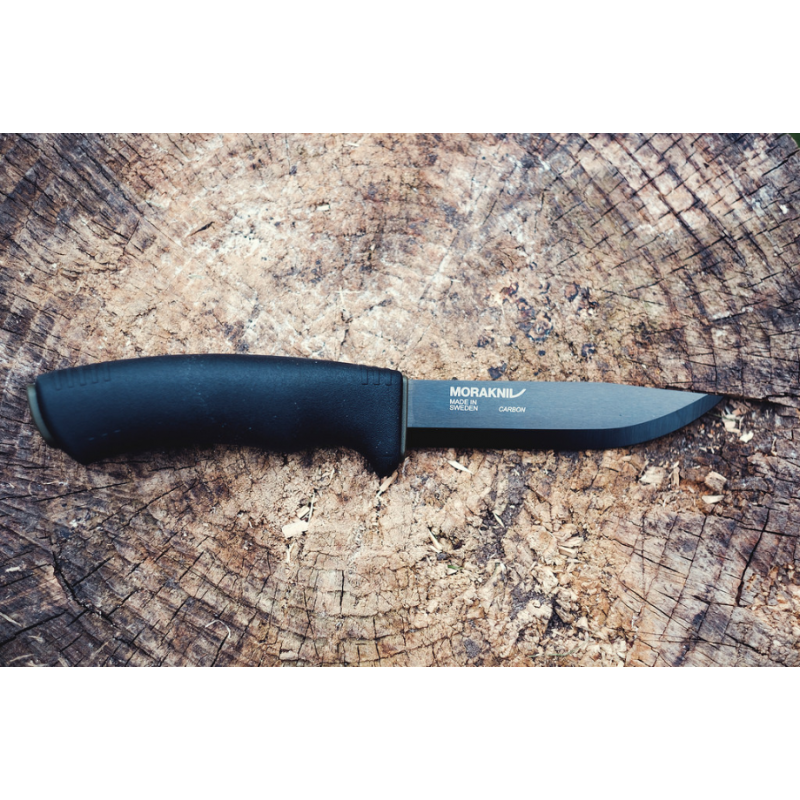 Morakniv Bushcraft, mit beschichteter Klinge und schwarzer Plastikhülle