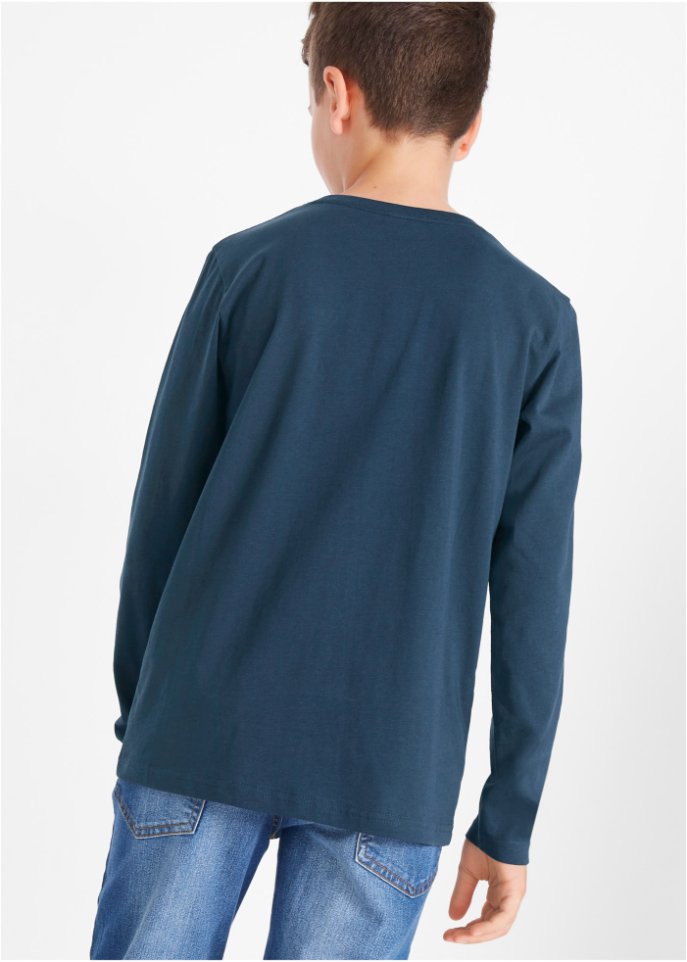 Jungen Langarmshirt aus Bio-Baumwolle