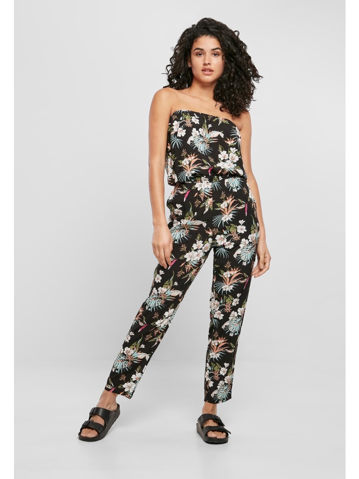 Urban Classics Urban Classics Jumpsuits in black tropical günstig kaufen