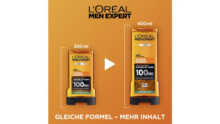 L'Oréal Men Expert Shower Hydra Energetic 250ml 250 ml