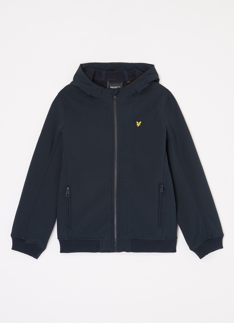 Jachetă softshell cu glugă Lyle & Scott