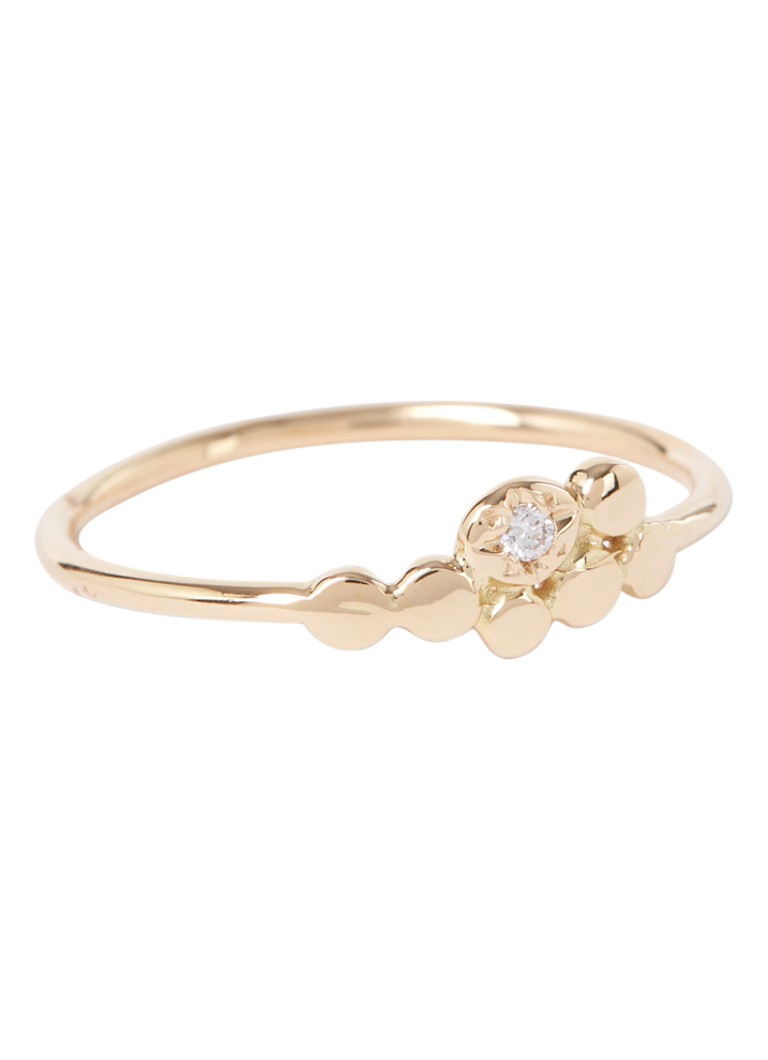 Inel Monsieur Paris Suzanne din aur galben de 18k