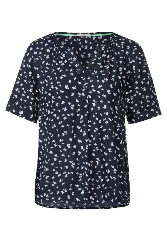 CECIL Bluse mit kurzer Knopfleiste