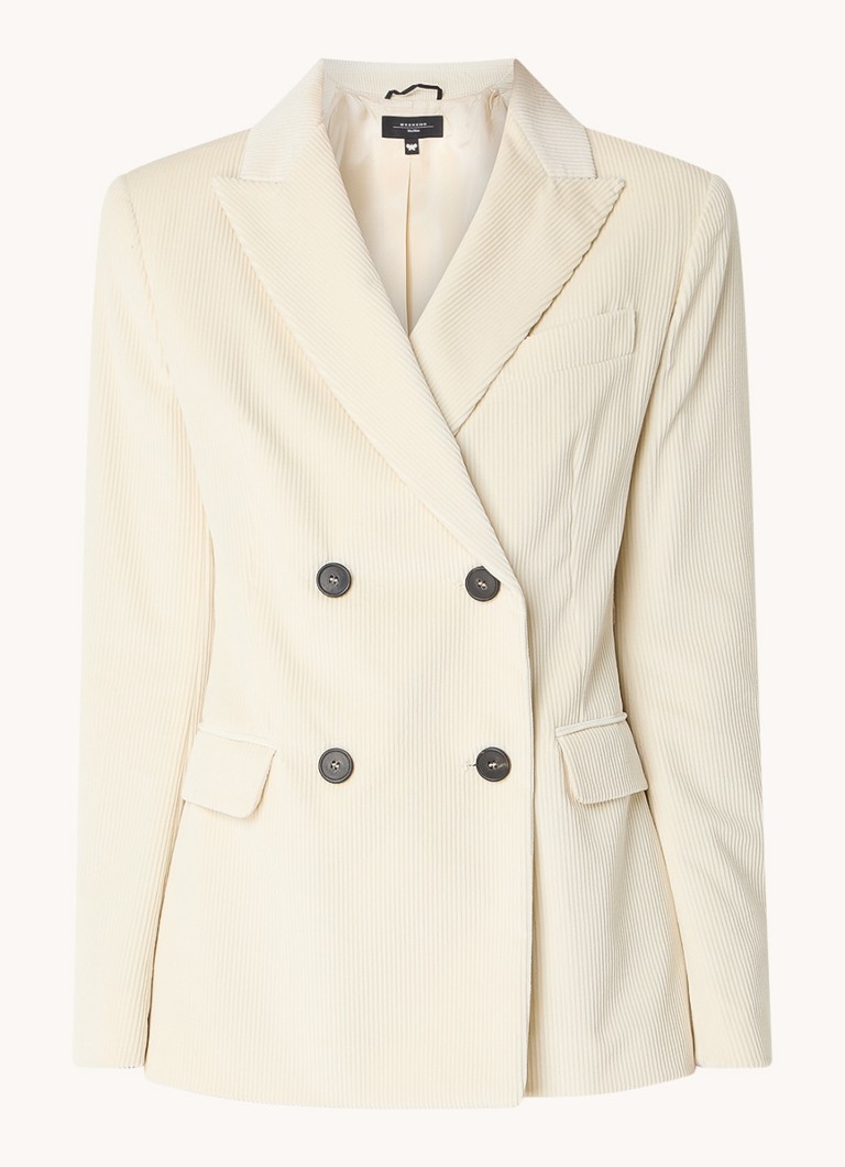 Dvouřadé sako MaxMara z coduroy